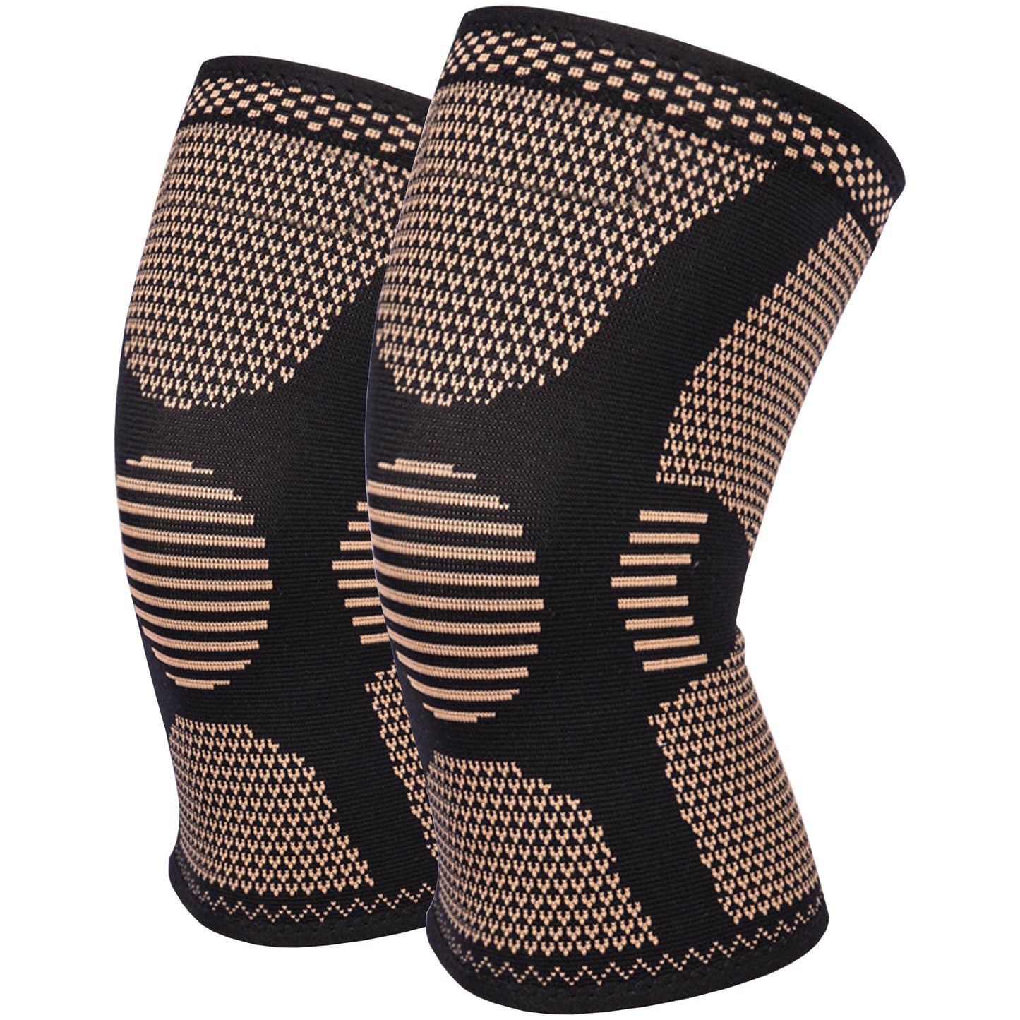 Rodillera de Compresión con Fibra de Cobre (Par) "GENÉRICO"